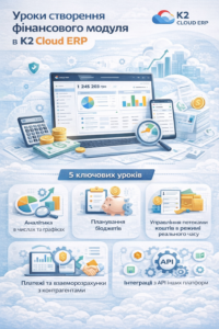 Уроки створення фінансового  модуля в K2 Cloud ERP