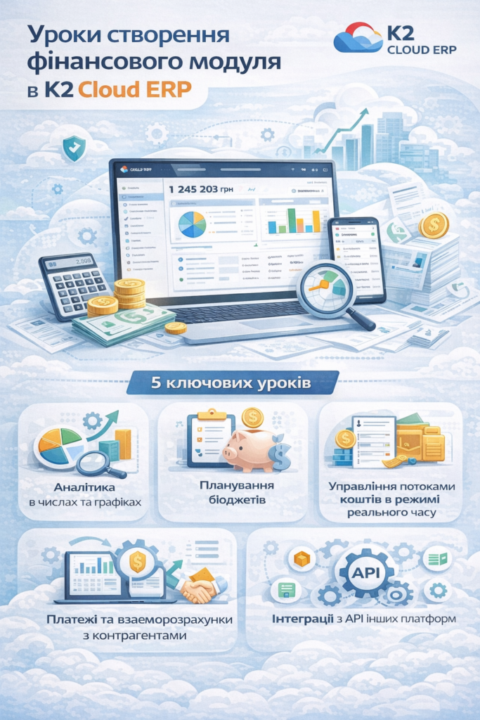 Уроки створення фінансового модуля в K2 Cloud ERP | K2 ERP — українська ...