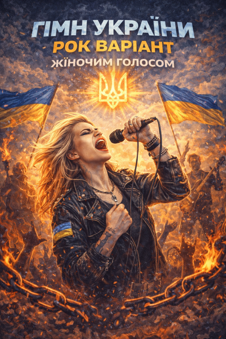 Гімн України рок варіант жіночим голосом