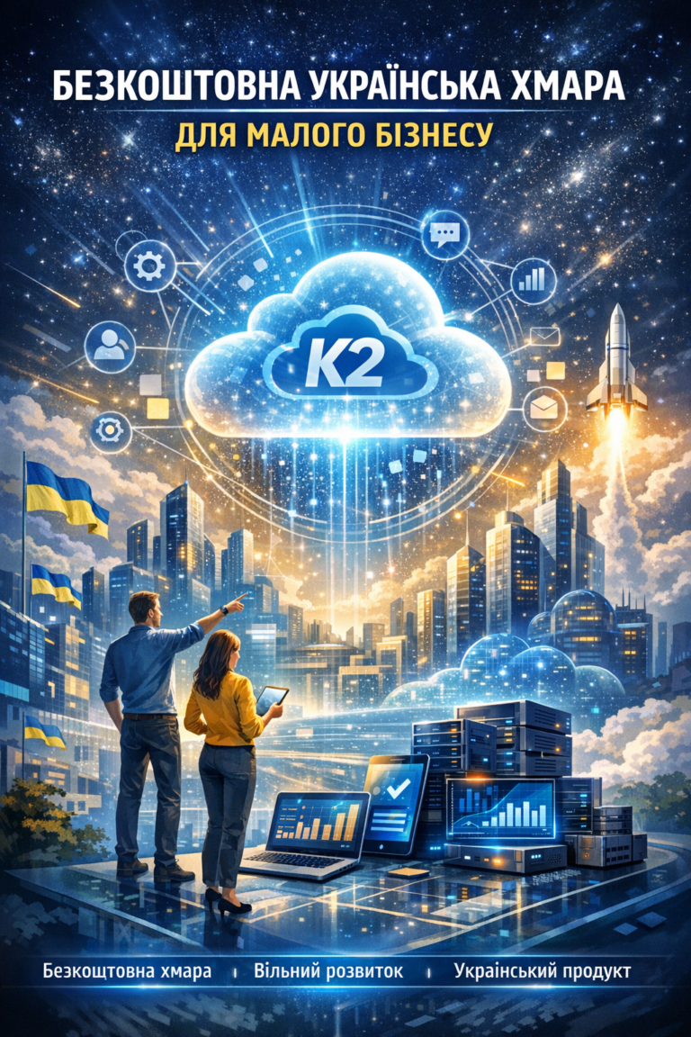 Безкоштовна українська хмара для малого бізнесу: стартуйте сьогодні, зростайте без обмежень