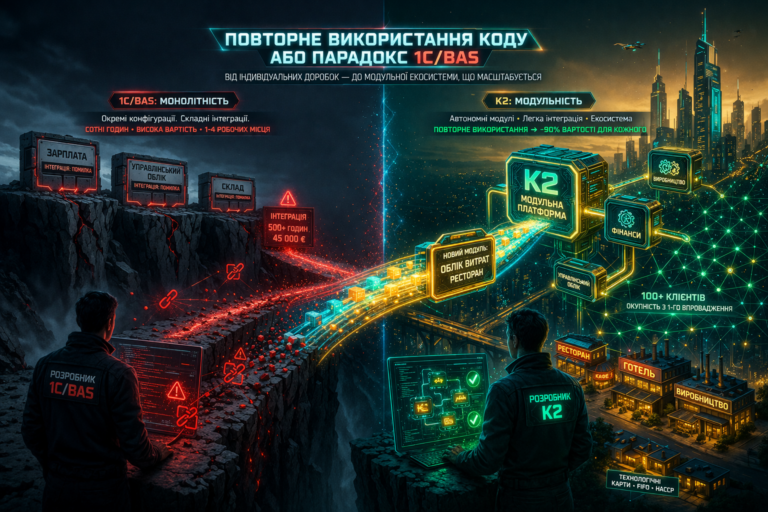 Повторне використання коду, або парадокс 1С/BAS