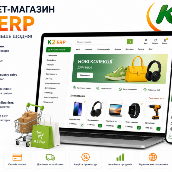 Інтернет-магазин K2 ERP