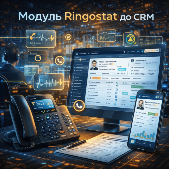 Ringostat до CRM 1 Ringostat для CRM