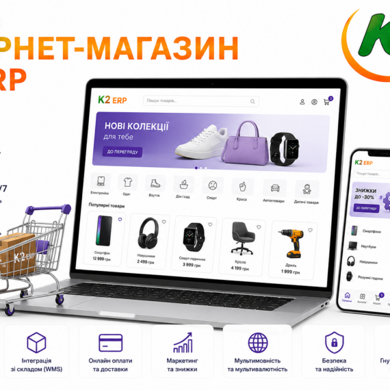 Великий Інтернет-магазин K2 ERP