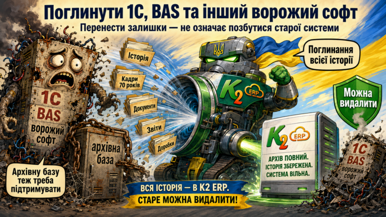 Поглинути 1С, BAS та інший ворожий софт: чому перенесення залишків — це ще не відмова від російських систем
