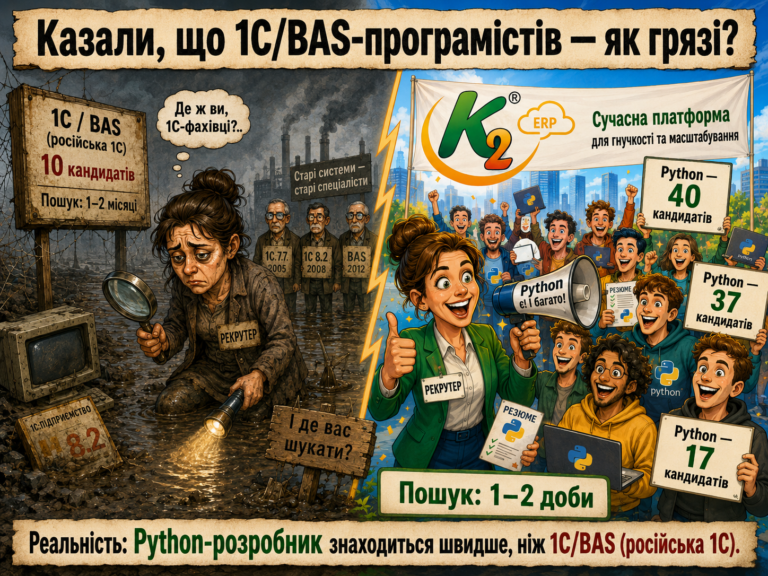 1С/BAS-програмістів “як грязі”? Реальність ринку показує інше