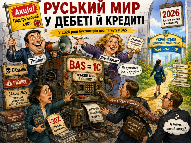 Руський мир у дебеті й кредиті: чому у 2026 році бухгалтерів досі вчать BAS