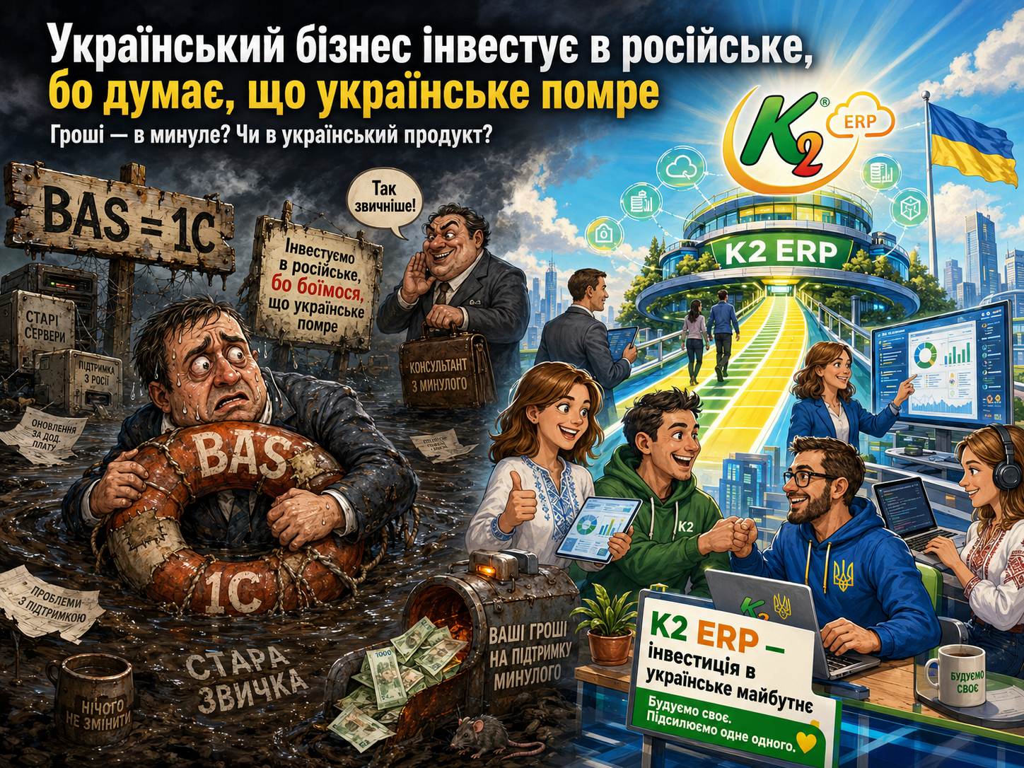 Український бізнес підтримує російське