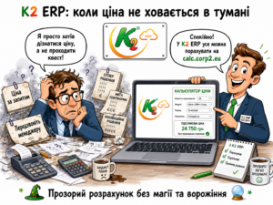 Скільки коштує K2 ERP: онлайн-калькулятор ліцензій, SaaS, хостингу та обслуговування 1 Ціни K2 ERP