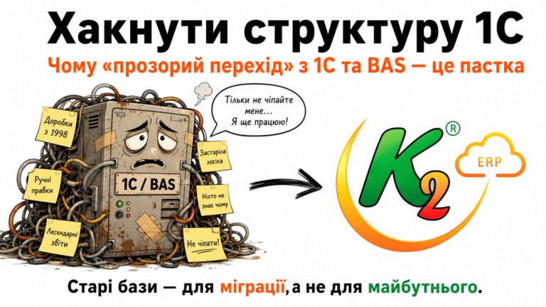 Хакнути структуру 1С: чому “прозорий перехід” з BAS на старих базах — це пастка